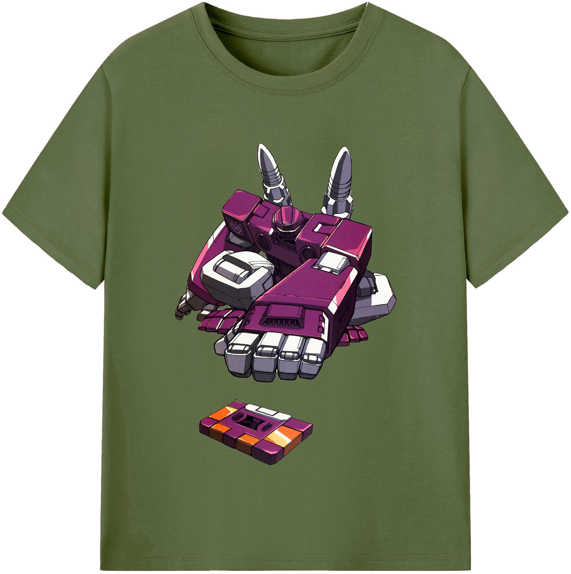 （画像用）  綿100％半袖Tシャツ（フロントプリント）